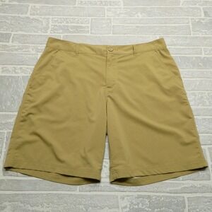 Columbia Omni Wick Shorts Size 40 Khaki Quick Dry Chino Fishing Lightweight